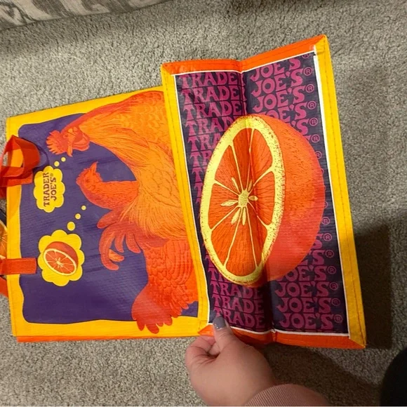 RARE Trader Joe’s Orange Chicken Reusable Bag-NWT - Picture 5 of 5